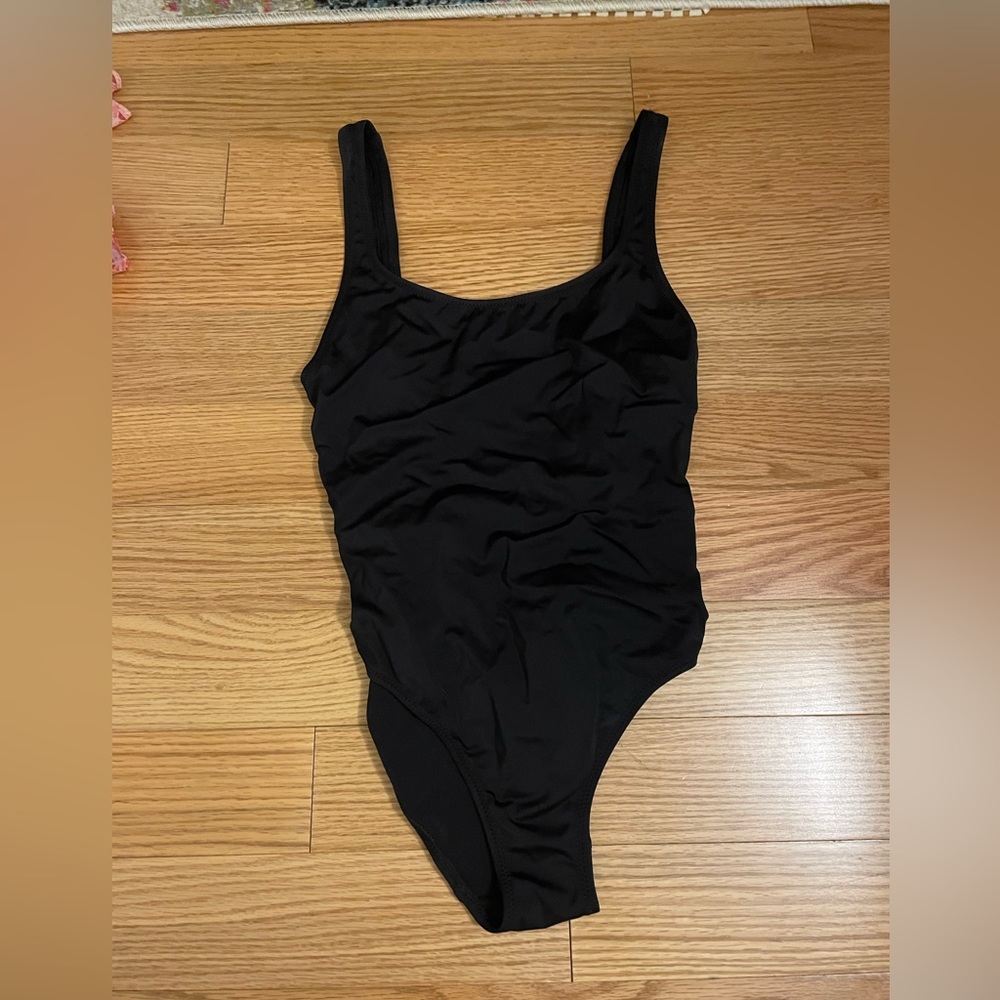 Solid and striped one piece🖤 - Picture 3 of 4